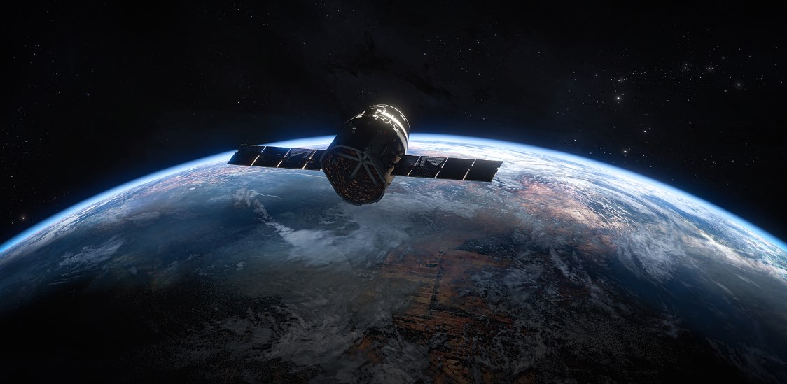 space-satellite-orbiting-the-earth-elements-of-this-image-furni
